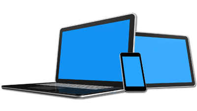 Laptop, phone, and tablet devices